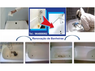 Renovação de banheiras - Esmaltagem de banheiras