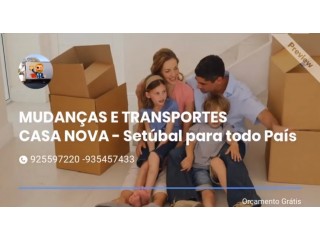 Serviços de Mudanças e Transportes Casa Nova 925597220 .´.